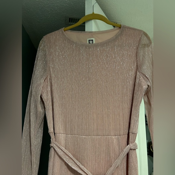 Anne Klein Shimmery Pink Dress - Picture 4 of 6